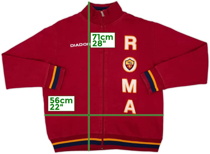 2005-06 Roma Diadora Track Jacket - 8/10 - (L)