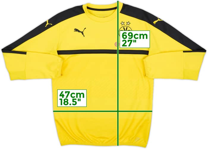 2016-17 Borussia Dortmund Puma Sweat Top - 8/10 - (S)