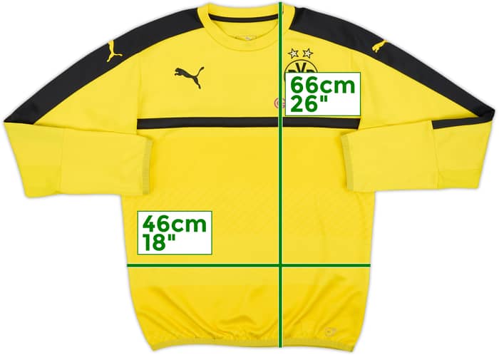 2016-17 Borussia Dortmund Puma Sweat Top - 6/10 - (S)