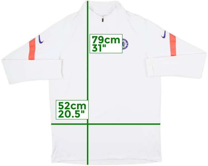 2020-21 Chelsea Nike 1/4 Zip Training Top - 6/10 - (L)