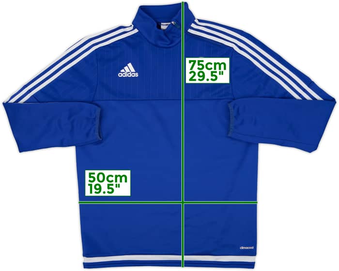 2015-16 Chelsea adidas 1/4 Zip Training Top - 8/10 - (M)