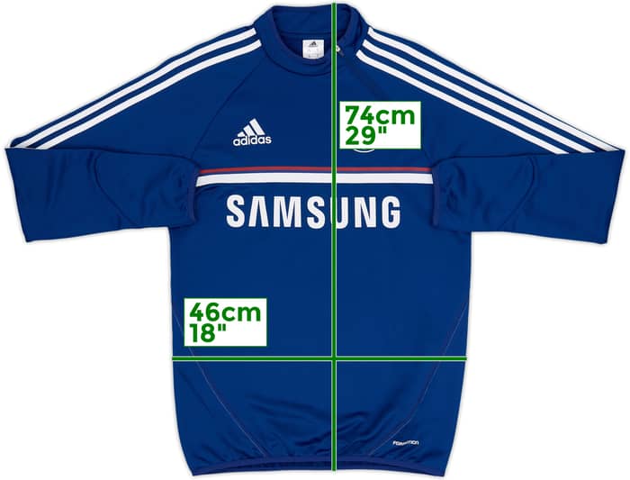 2013-14 Chelsea adidas 1/4 Zip Training Top - 9/10 - (S)