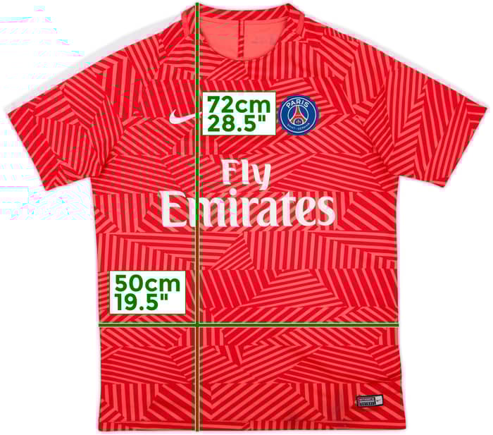 2016-17 Paris Saint-Germain Nike Training Shirt - 8/10 - (L)