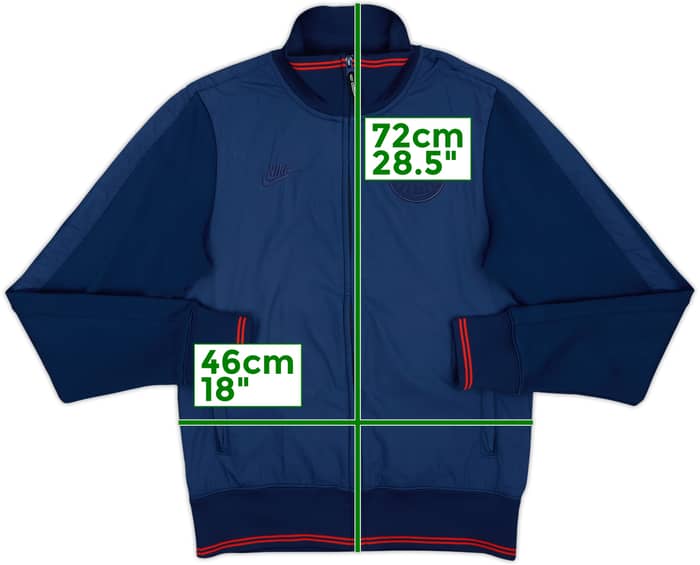 2013-14 Paris Saint-Germain Nike Track Jacket - 8/10 - (S)