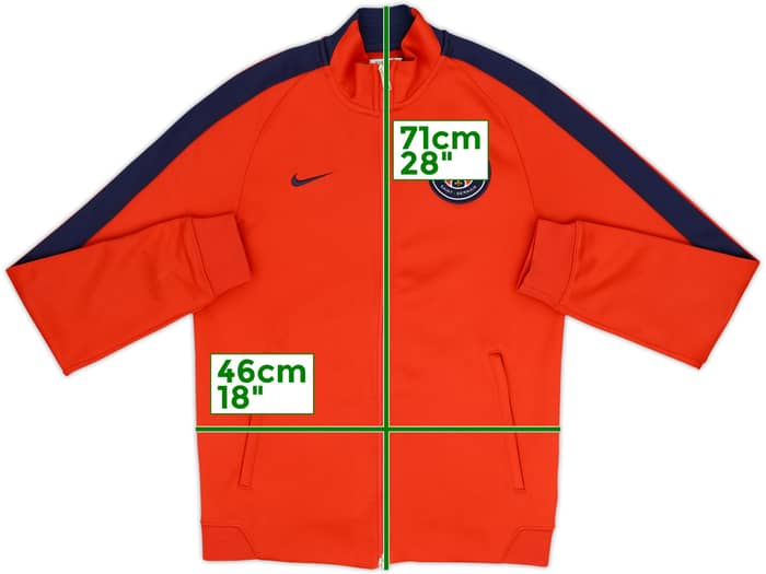 2017-18 Paris Saint-Germain Nike Track Jacket - 8/10 - (S)