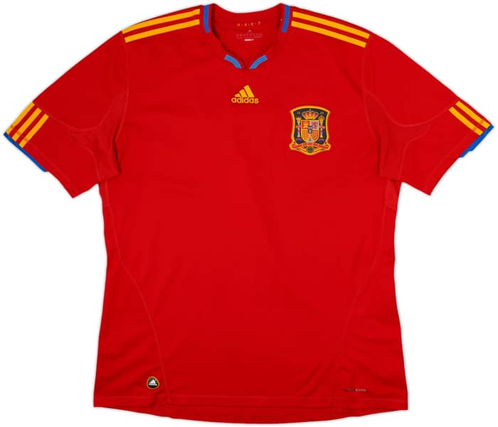 2009-10 Spain Home Shirt David Villa #7 - 6/10 - (XXL)