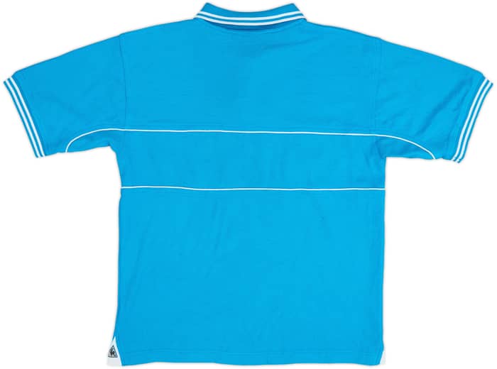 2001-02 Manchester City Le Coq Sportif 1/4 Zip Polo Shirt - 8/10 - (S)