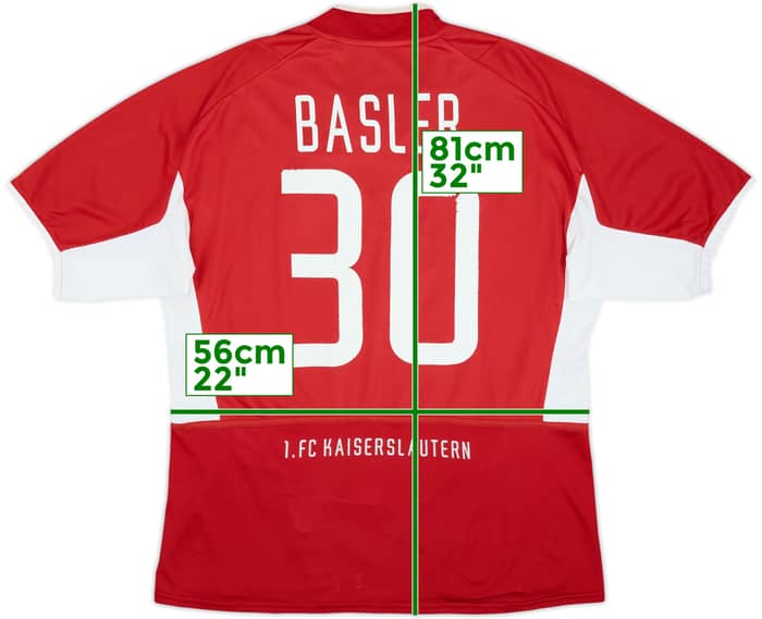 2002-03 Kaiserslautern Home Shirt Basler #30 - 5/10 - (XL)
