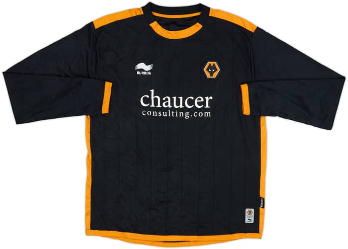 2010-12 Wolves Away L/S Shirt #18 - 7/10 - (L)