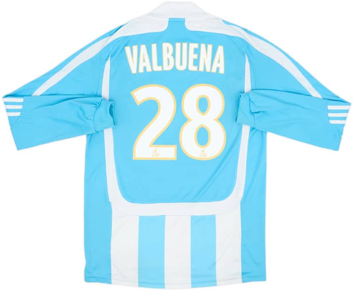 2007-08 Olympique Marseille Away L/S Shirt Valbuena #28 - 8/10 - (S)