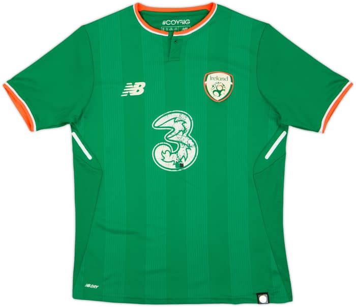 2017-18 Ireland Home Shirt - 4/10 - (L.Boys)