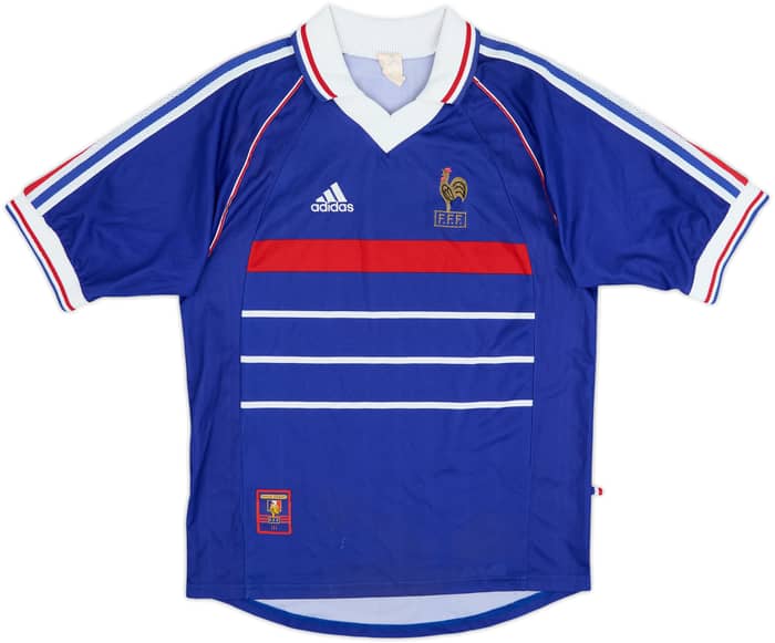 Camiseta de local de Francia 1998-00 Zidane #10 - 5/10 - (S)