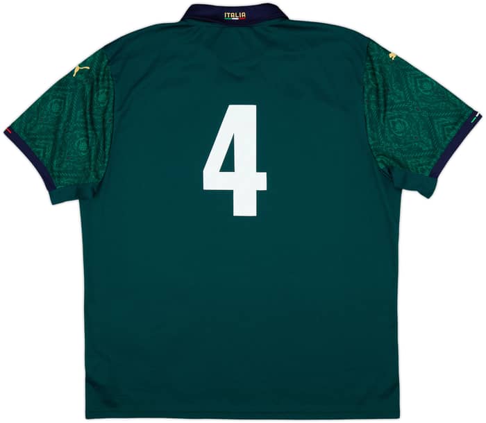 2019-20 Italy Third Shirt #4 - 10/10 - (XL)