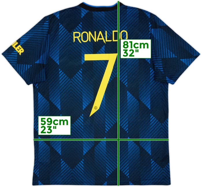 2021-22 Manchester United Third Shirt Ronaldo #7 - 6/10 - (XL)