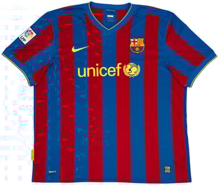 2009-10 Barcelona Home Shirt Ibrahimovic #9 - 8/10 - (XXL)