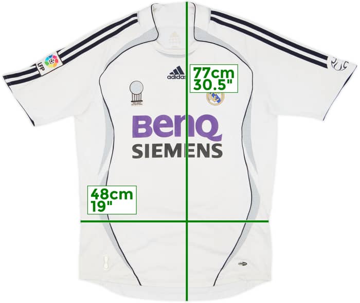 2006-07 Real Madrid Home Shirt - 4/10 - (M)