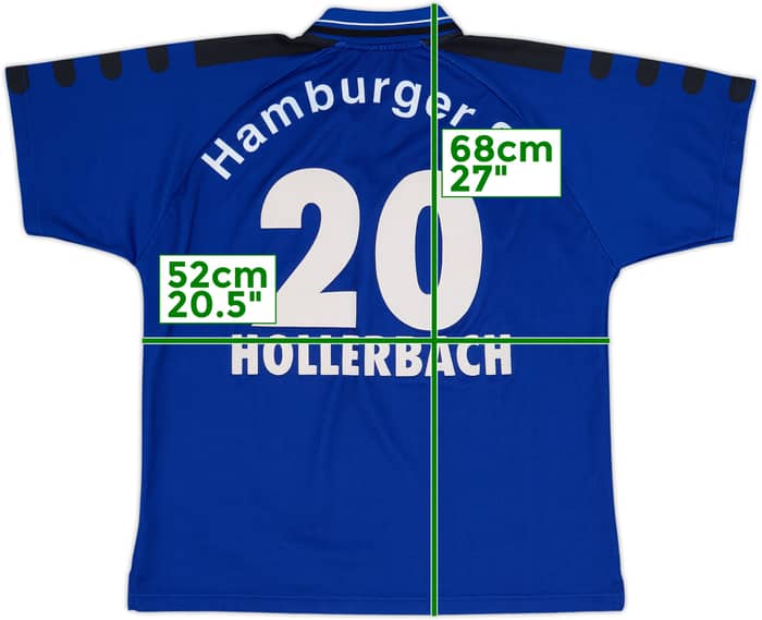 1998-99 Hamburg Away Shirt Hollerbach #20 - 8/10 - (S)