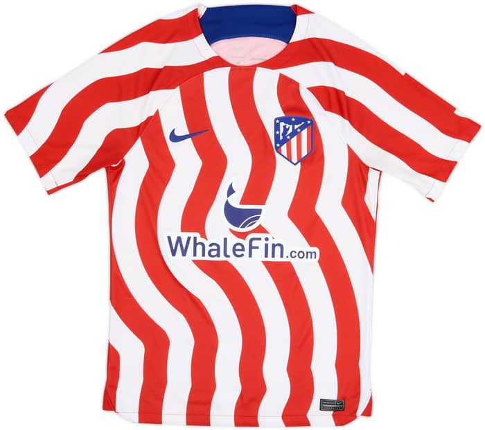 2022-23 Atletico Madrid Home Shirt - 6/10 - (S)