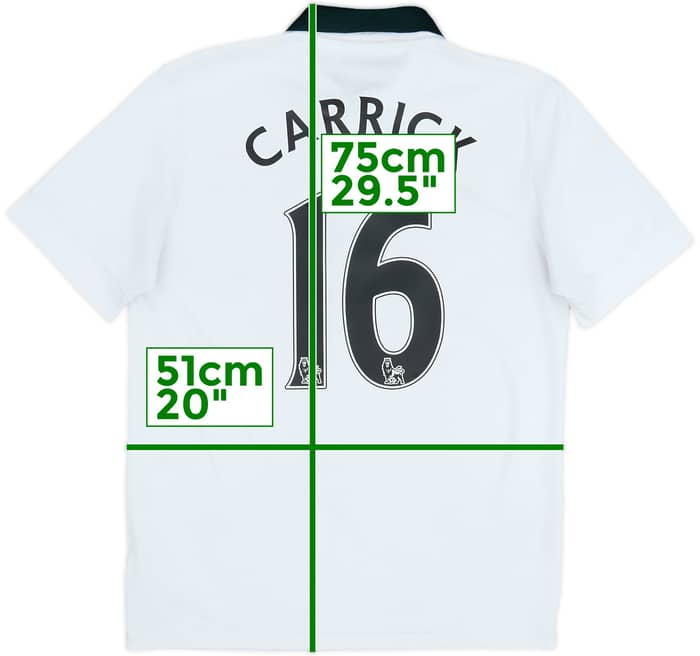2014-15 Manchester United Away Shirt Carrick #16 - 5/10 - (M)