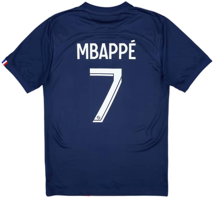 2022-23 Paris Saint-Germain Home Shirt Mbappe #7 - 8/10 - (S)