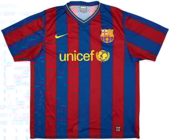 2009-10 Barcelona Basic Home Shirt Ibrahimovic #9 - 7/10 - (L)