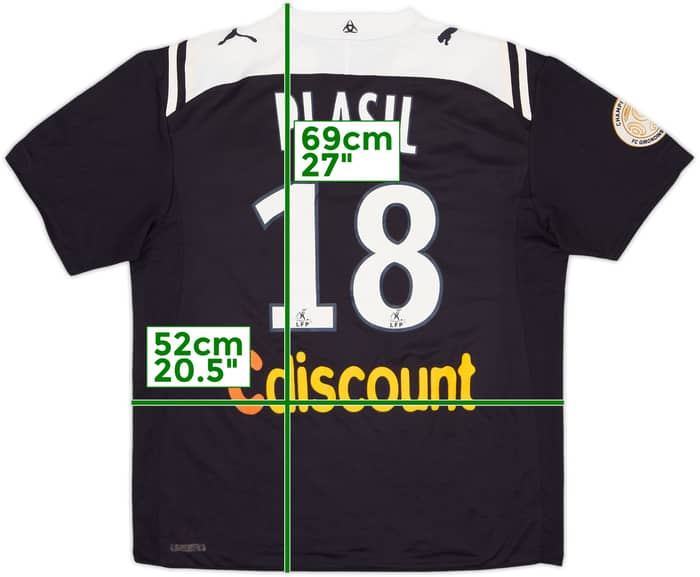 2009-10 Bordeaux Home Shirt Plasil #18 - 8/10 - (L)