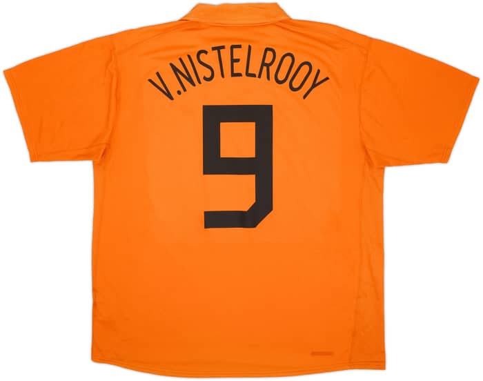 2006-08 Netherlands Home Shirt V.Nistelrooy #9 - 6/10 - (XL)