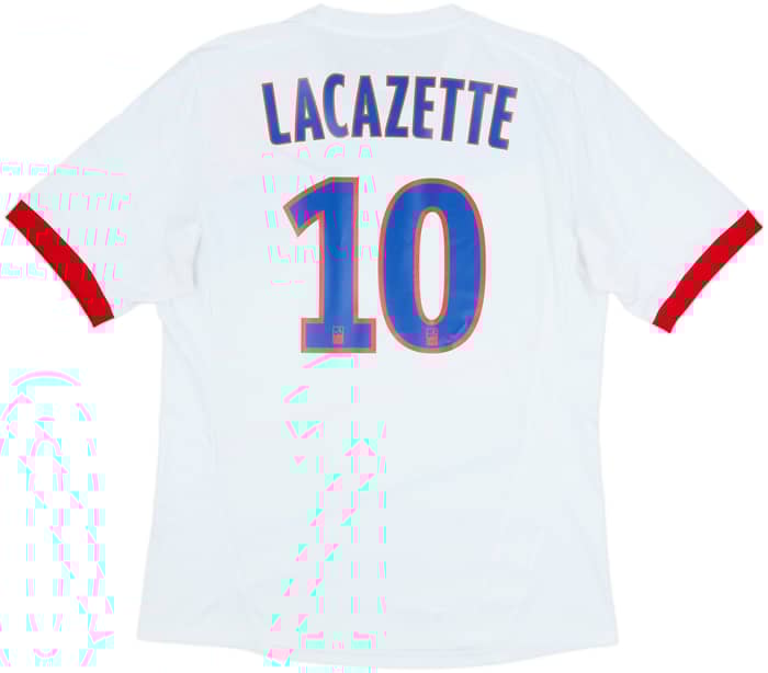 2012-13 Lyon Home Shirt Lacazette #10 - 6/10 - (L)