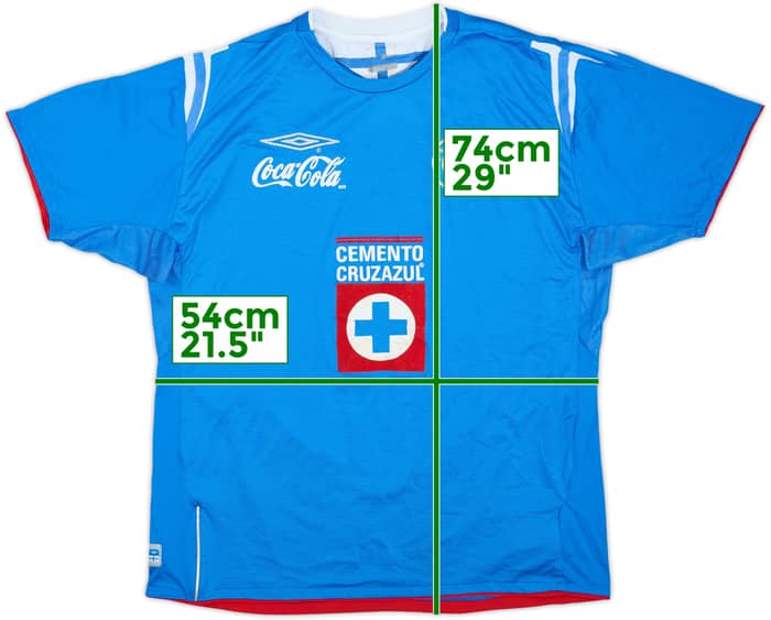 2004-05 Cruz Azul Home Shirt - 5/10 - (XL)