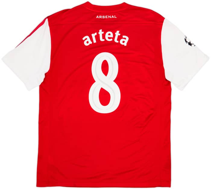 2011-12 Arsenal Home Shirt Arteta #8 - 5/10 - (L)