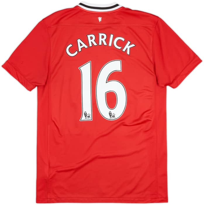 2011-12 Manchester United Home Shirt Carrick #16 - 6/10 - (M)