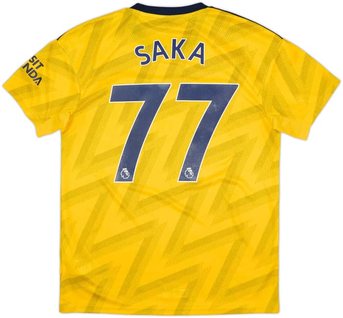2019-20 Arsenal Away Shirt Saka #77 - 8/10 - (M)