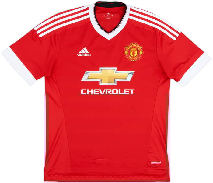 2015-16 Manchester United Home Shirt Memphis #7 - 8/10 - (M)