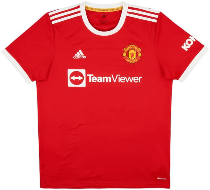 2021-22 Manchester United Home Shirt Ronaldo #7 - 8/10 - (L)