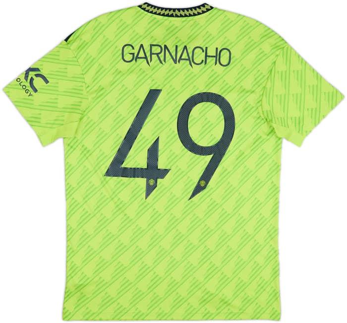 2022-23 Manchester United Third Shirt Garnacho #49 - 9/10 - (L)
