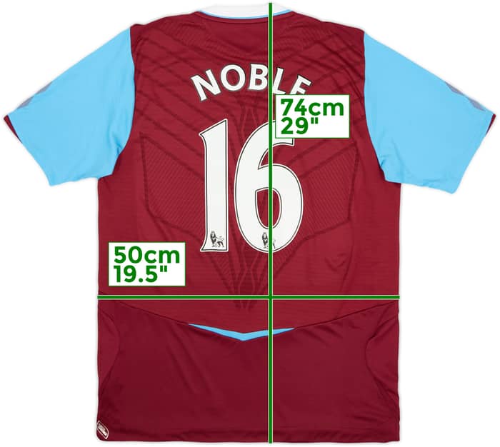 2008-09 West Ham Home Shirt Noble #16 - 8/10 - (M)