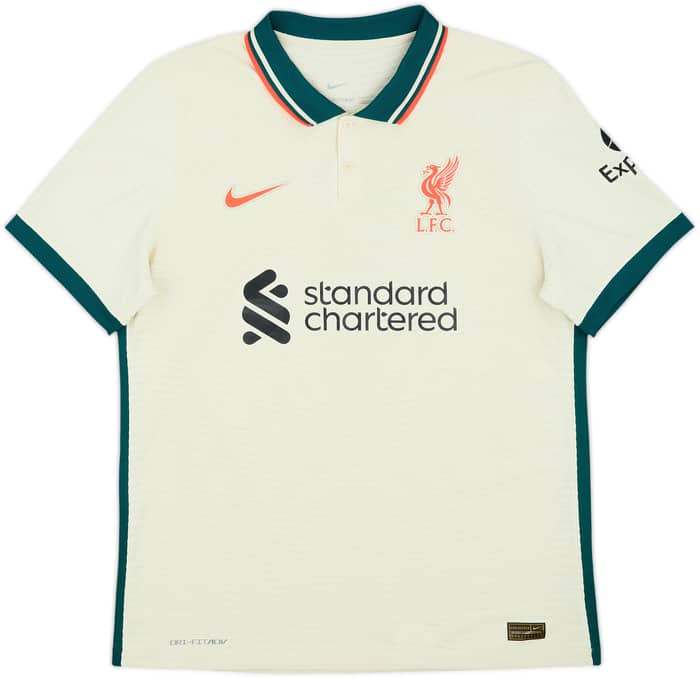 2021-22 Liverpool Authentic Away Shirt Firmino #9 - 9/10 - (L)