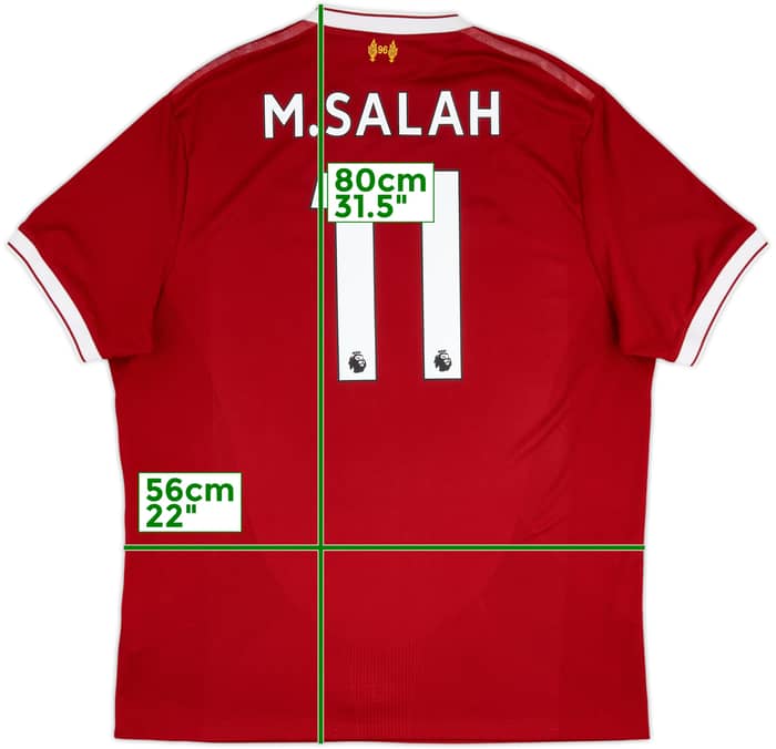 2017-18 Liverpool 125 Years Home Shirt M.Salah #11 - 6/10 - (XL)