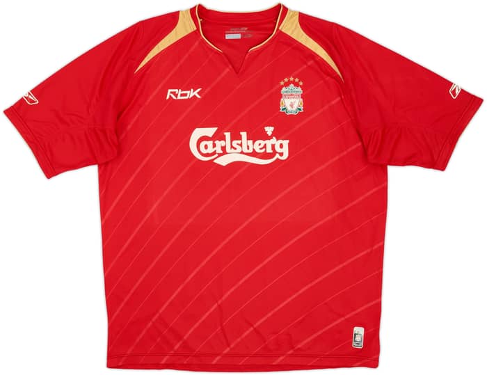 2005-06 Liverpool CL Home Shirt Carragher #23 - 6/10 - (XL)