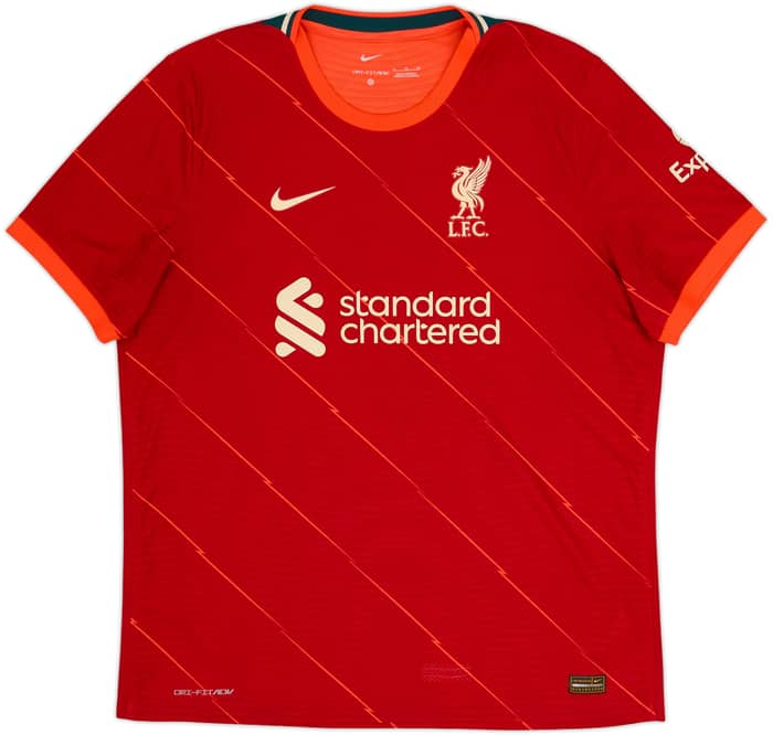 2021-22 Liverpool Authentic Home Shirt M.Salah #11 - 6/10 - (XL)
