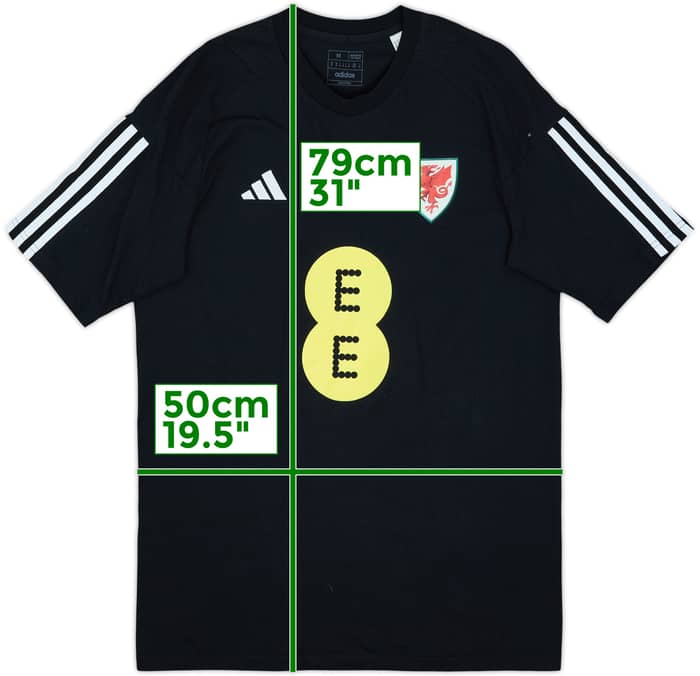 2022-23 Wales adidas Training Shirt - 9/10 - (M)