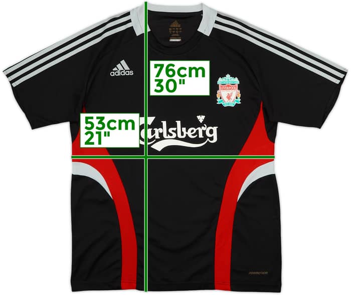 2008-09 Liverpool adidas Formotion Training Shirt - 8/10 - (L)