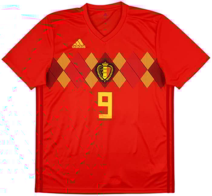 2018-19 Belgium Home Shirt R.Lukaku #9 - 9/10 - (L)