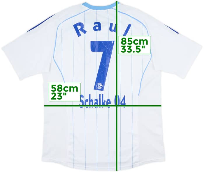 2011-12 Schalke Away Shirt Raul #7 - 6/10 - (XL)