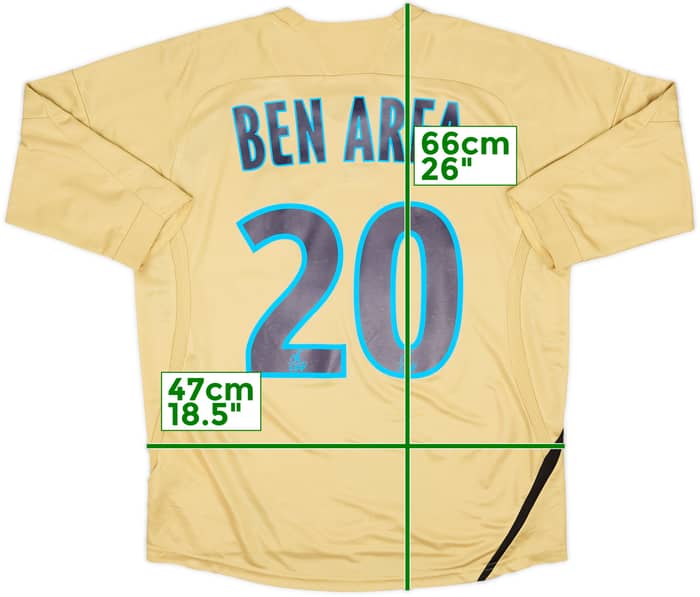 2008-09 Olympique Marseille Third Shirt Ben Arfa #20 - 8/10 - (XL.Boys)