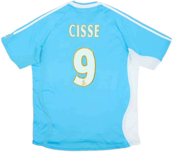 2006-07 Olympique Marseille Away Shirt Cisse #9 - 6/10 - (L)