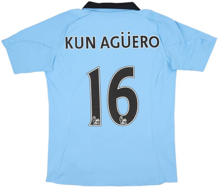 2012-13 Manchester City Home Shirt Kun Aguero #16 - 7/10 - (Women's L)