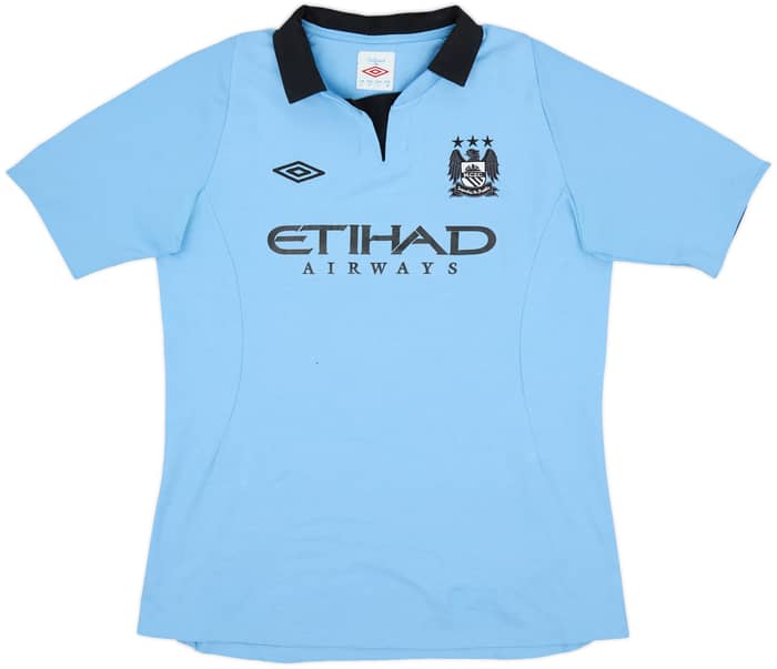 2012-13 Manchester City Home Shirt Kun Aguero #16 - 7/10 - (Women's L)