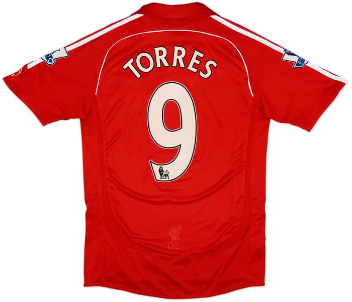 2006-08 Liverpool Home Shirt Torres #9 - 7/10 - (M)