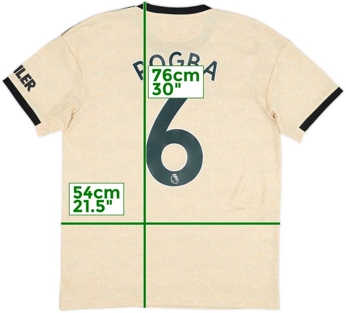 2019-20 Manchester United Away Shirt Pogba #6 - 9/10 - (L)